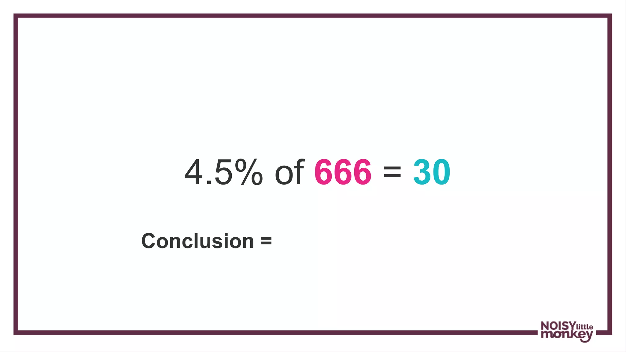4.5% of 666 = 30
Conclusion = Your boss is Satan…
 