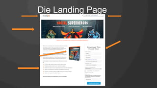 Die Landing Page
 