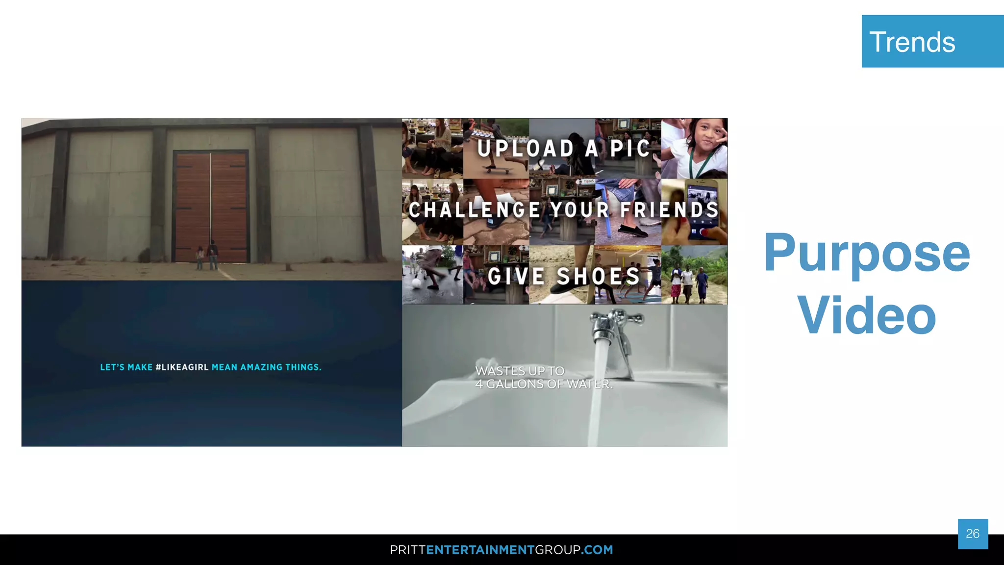 26
26
Trends
Purpose
Video
 