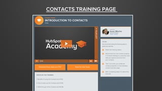 LISTS TRAINING PAGE
 
