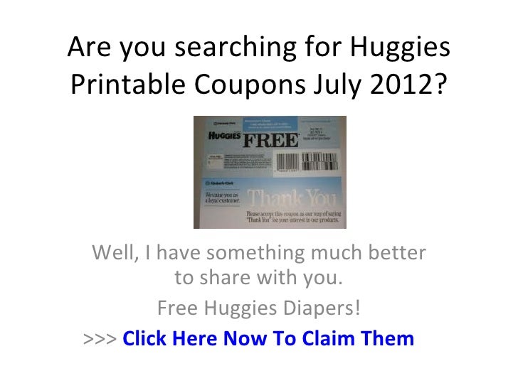 Free huggies coupons uk
