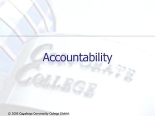 Accountability 