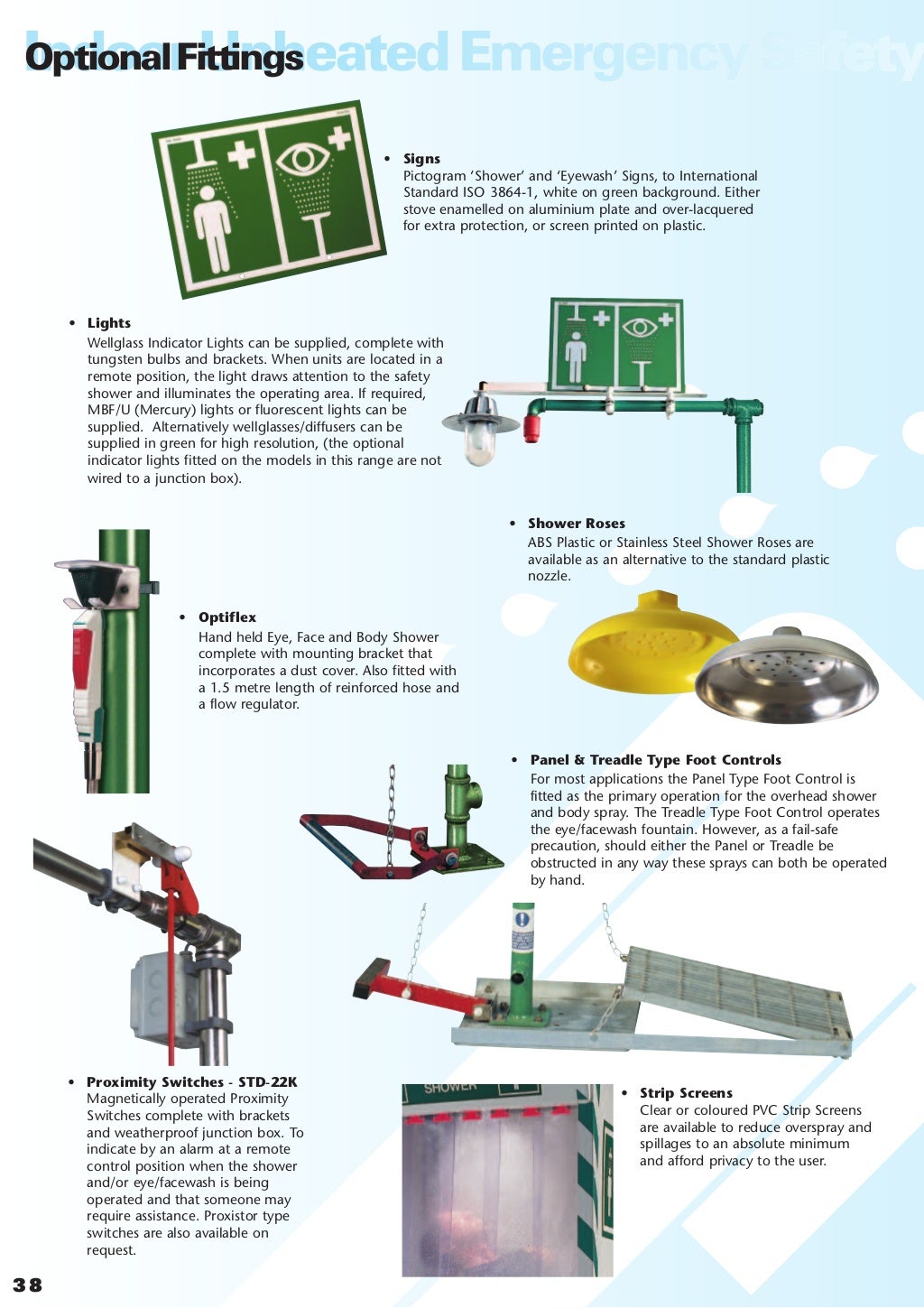 Hughes Safety Showers Indoor Showers Brochure