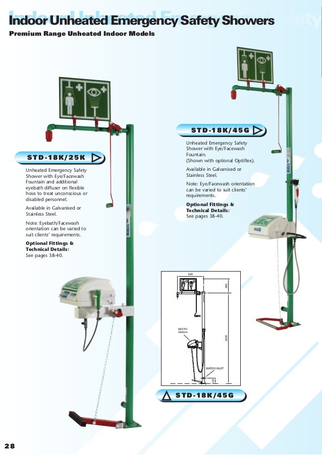 Hughes Emergency Safety Showers & Eyebaths Definitive Catalogue