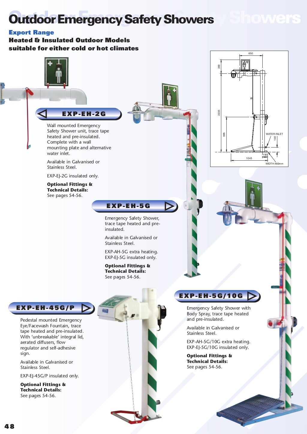 Hughes Emergency Safety Showers & Eyebaths Definitive Catalogue