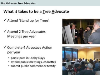 “Growing Savvy Tree Advocates: Citizen Advocate Handbook and Strategy ...