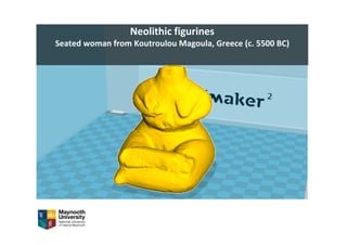 Neolithic figurines
Seated woman from Koutroulou Magoula, Greece (c. 5500 BC)
 