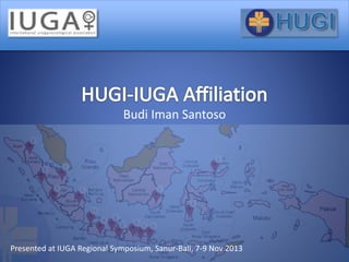 Budi Iman Santoso

Presented at IUGA Regional Symposium, Sanur-Bali, 7-9 Nov 2013

 