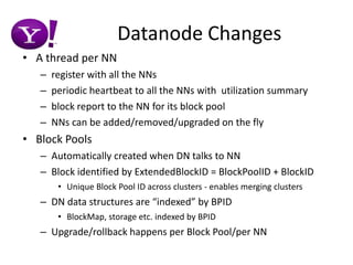 DNs common storage layer