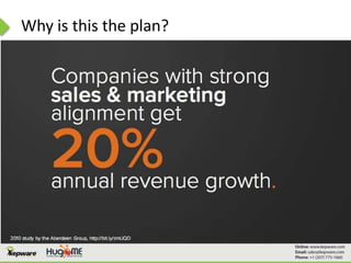 Why is this the plan?
 