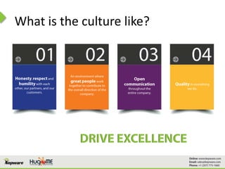 What is the culture like?
 