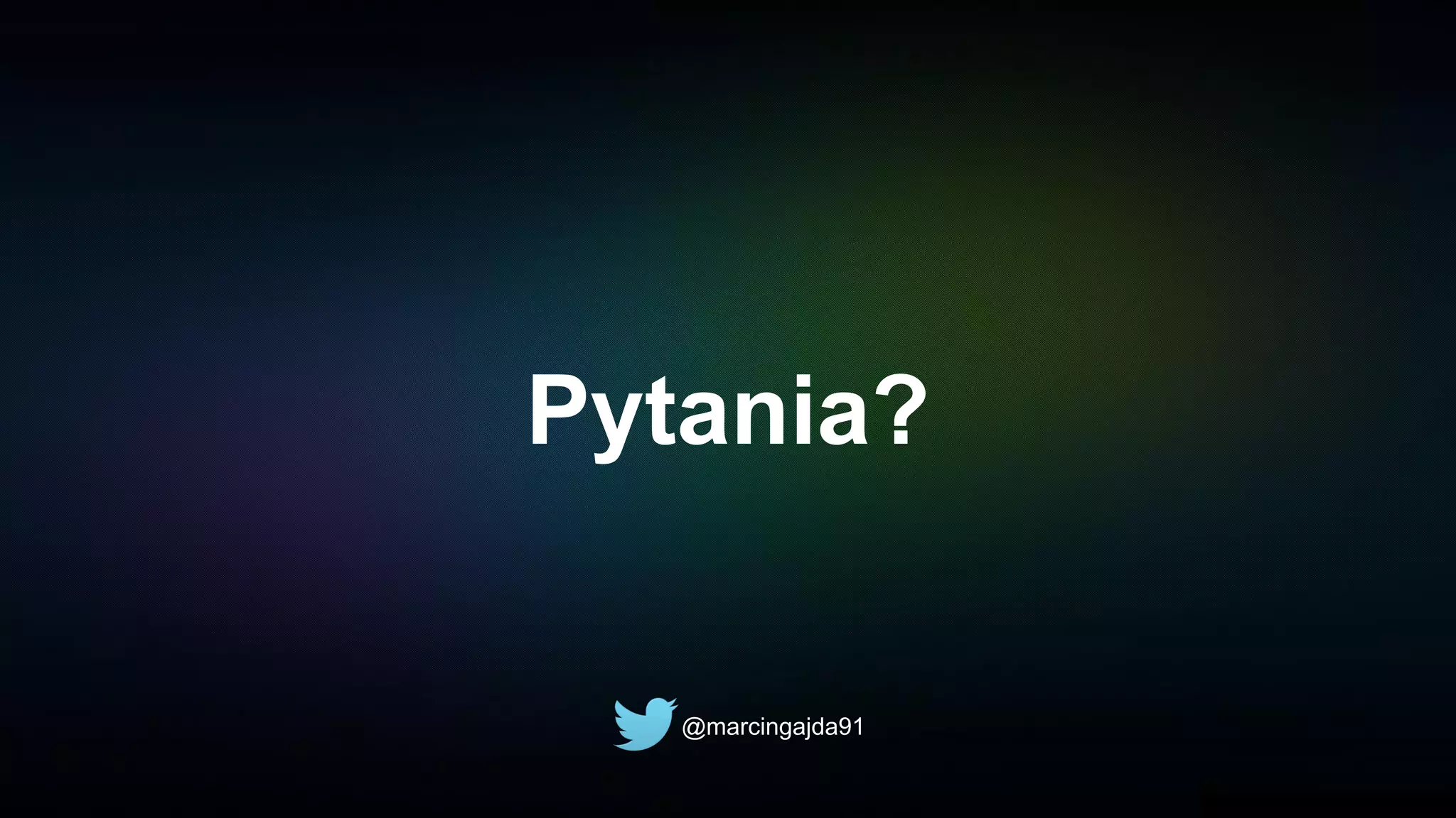 Pytania?
@marcingajda91
 