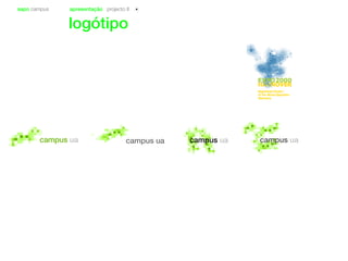 sapo campus apresentação projecto II
logótipo
 
