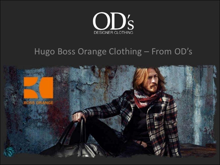 hugo orange clothing