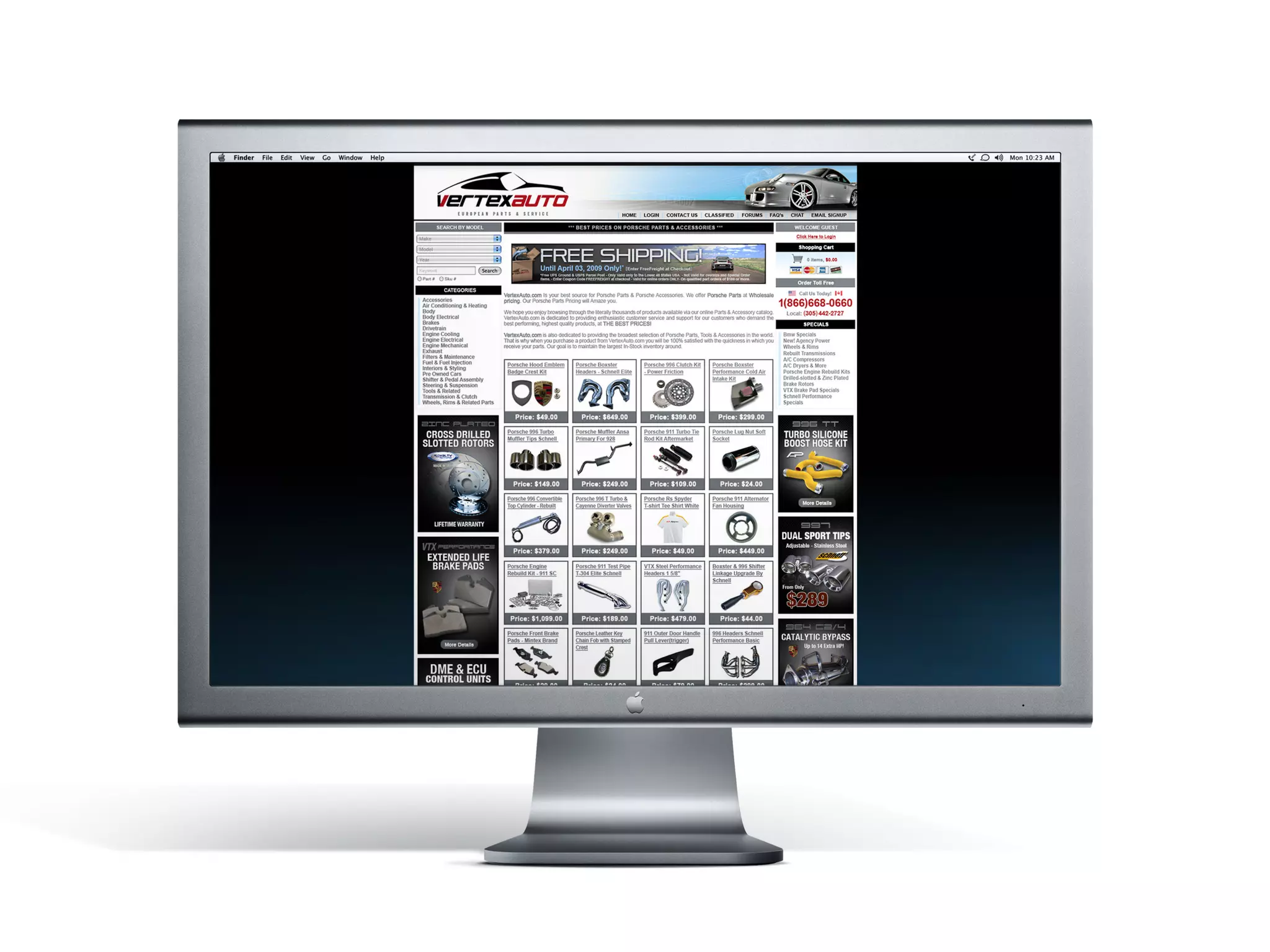 Website Design, Development & Internet Marketing/ VERTEX AUTOMOTIVE™
Website Design                                                         © Copyright Hugo Brioso 2010. All Rights Reserved.
 