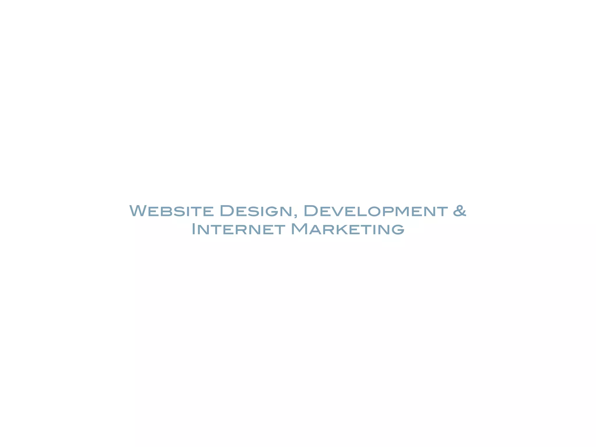 Website Design, Development &
                                                       Internet Marketing




Website Design, Development & Internet Marketing
Hugo Brioso, Graphic Art Studio, Website Design, Development & Internet Marketing Portfolio   © Copyright Hugo Brioso 2010. All Rights Reserved.
 