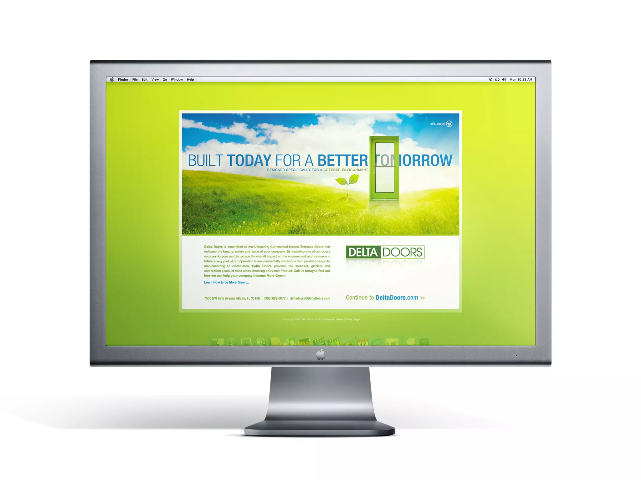 Website Design, Development & Internet Marketing/ DELTA DOORS™
Landing Page Design & Development                                © Copyright Hugo Brioso 2010. All Rights Reserved.
 