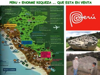 PERU = ENORME RIQUEZA …. QUE ESTA EN VENTA
 
