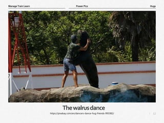 12
|
Hugs
Manage Train Learn Power Pics
Thewalrusdance
https://pixabay.com/en/dancers-dance-hug-friends-993382/
 