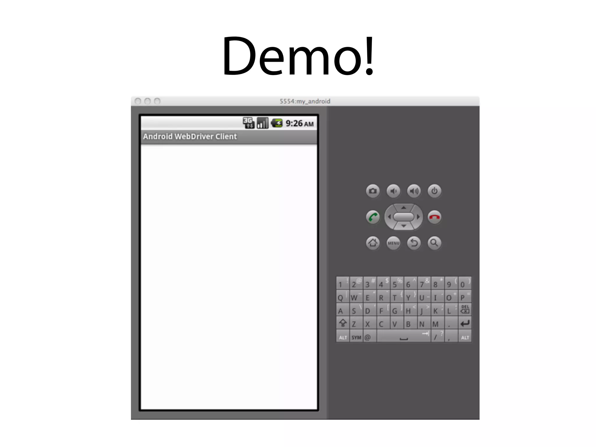 Demo!
 