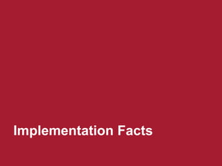 Implementation Facts
 