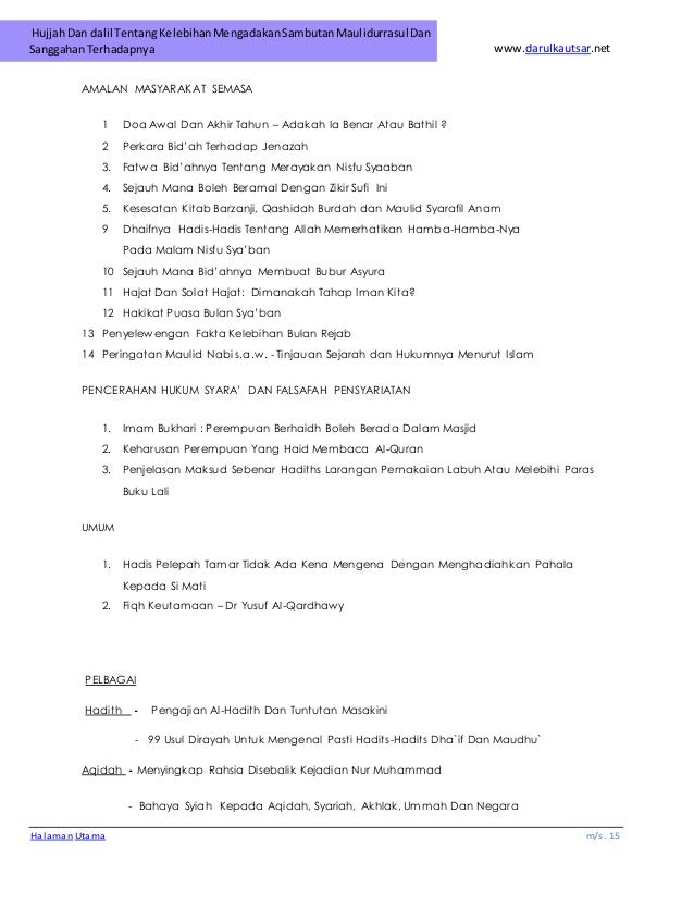 Maulidurrasul - Pro dan Kontra