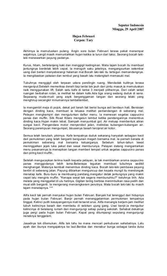 Cerpen Hujan