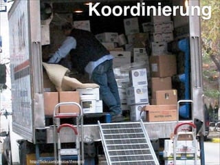 Koordinierung
http://ﬂickr.com/photos/theeerin/
 
