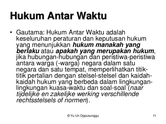 Hukum Antar Tata Hukum