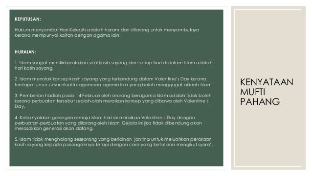 Hukum Menyambut Valentine Day