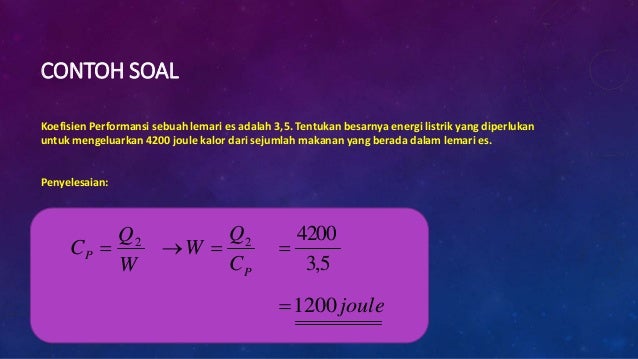 Hukum Pertama Termodinamika Contoh Soal