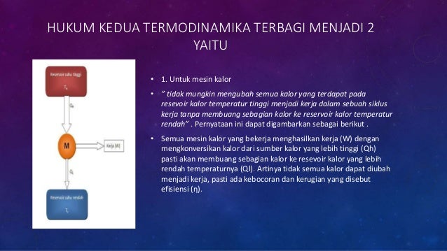 Suatu Mesin Penghangat Ruangan Memindahkan Kalor