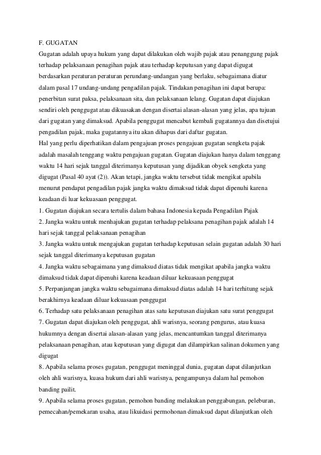 Hukum acara peradilan pajak