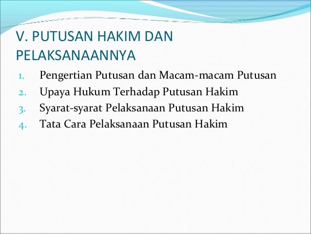 Hukum Acara Perdata