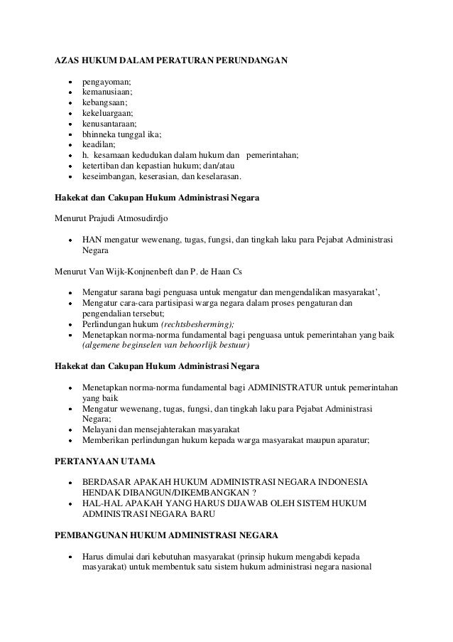 Hukum Administrasi Negara