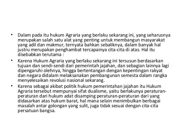 Hukum Agraria Nasional Pert Ke 2
