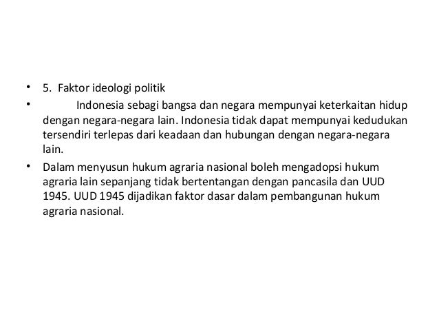 Hukum Agraria Nasional Pert Ke 2