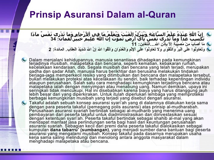 Hukum Bunga Bank Asuransi Minus Kisi