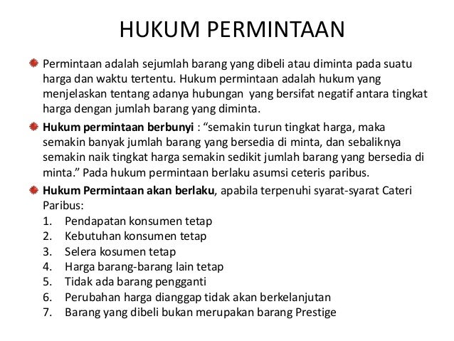 Apabila Jumlah Barang Sedikit Dan Pembelinya Banyak Harga Barang Akan