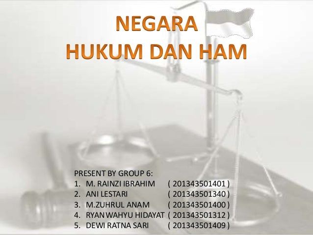 Negara Hukum Dan Ham Negara Hukum Dan Ham