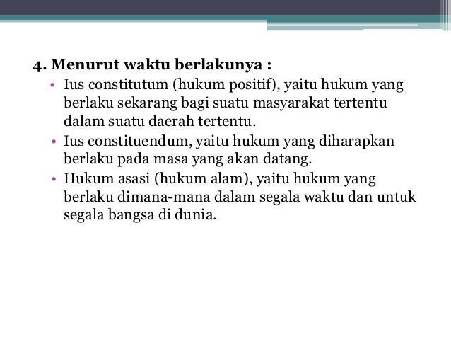 Hukum Dan Perkembangannya