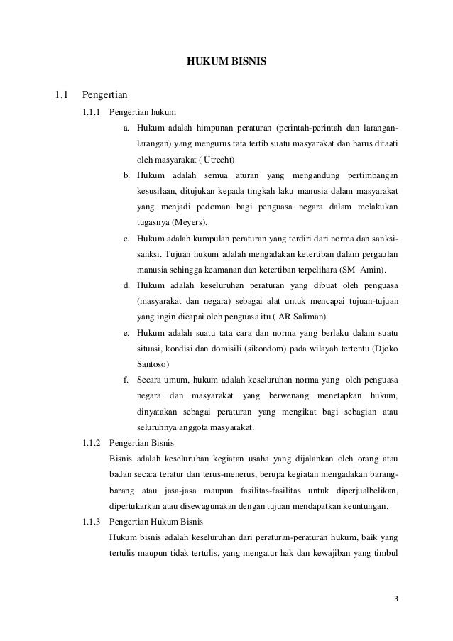 Makalah Hukum Dan Sosial Bisnis Doc