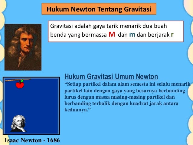 Hukum gravitasi newton