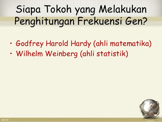 Hukum hardy weinberg