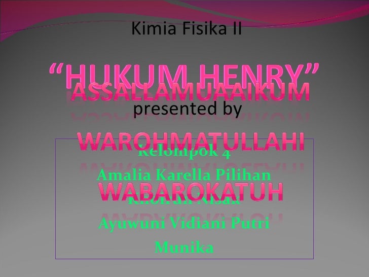 Contoh Soal Hukum Henry Fisika