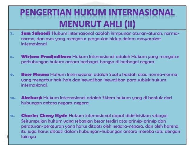 Hukum Internasional By Smkn44 Jakpus