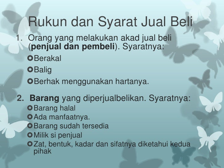 Hukum islam tentang muamalah