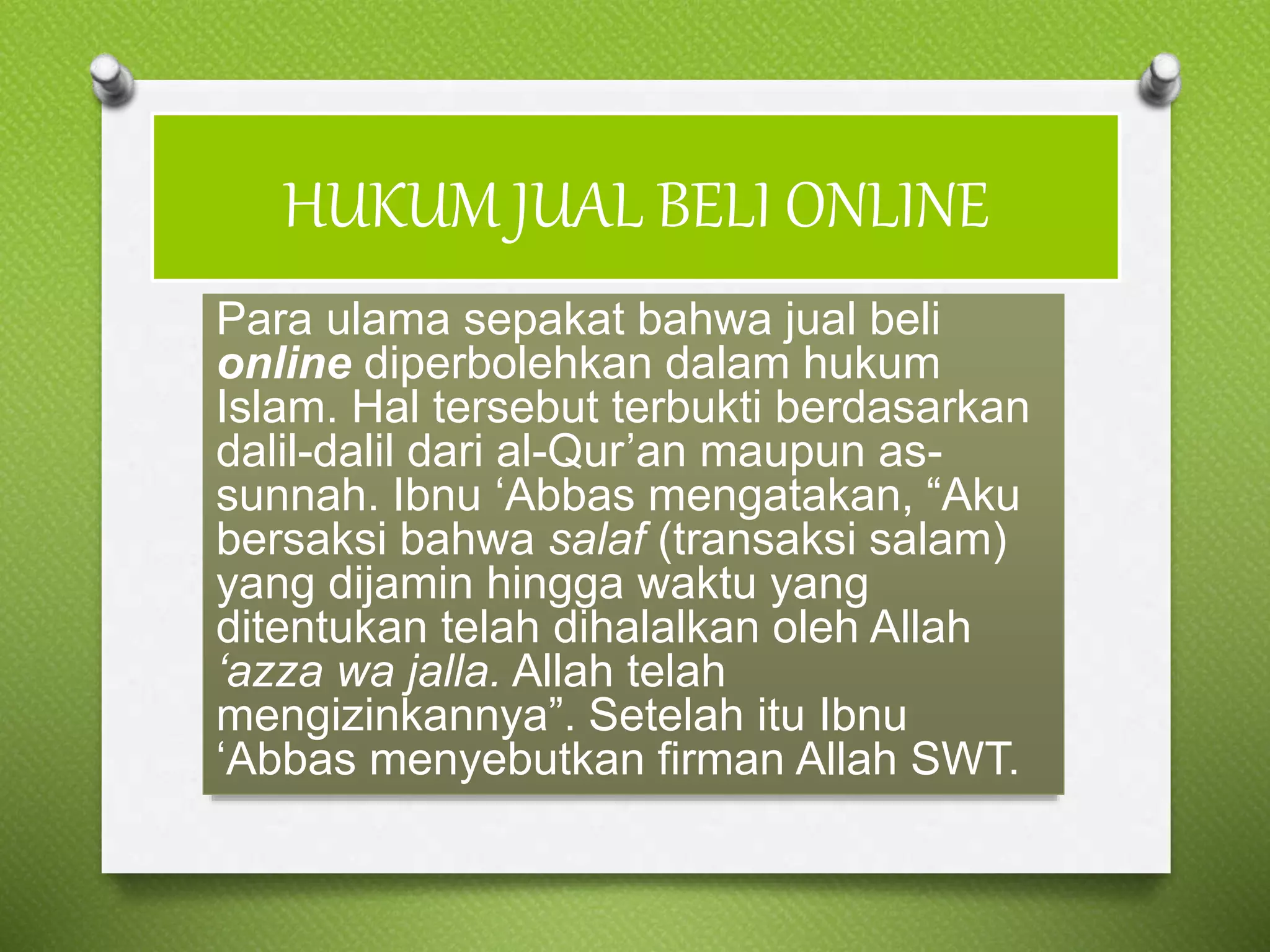 Hukum Jual Beli Online di Indonesia: Panduan Lengkap untuk Konsumen dan Penjual