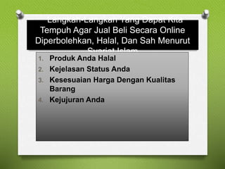 Rukun Jual Beli Online Menurut Syariat Islam: Panduan Lengkap dan Praktis