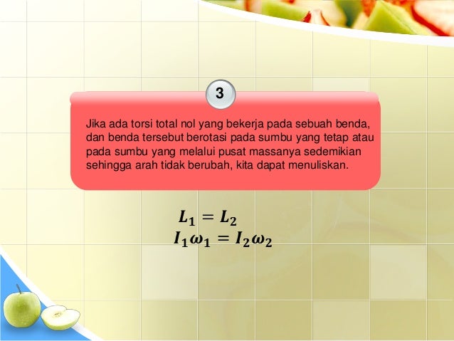 Hukum Kekekalan Momentum Sudut